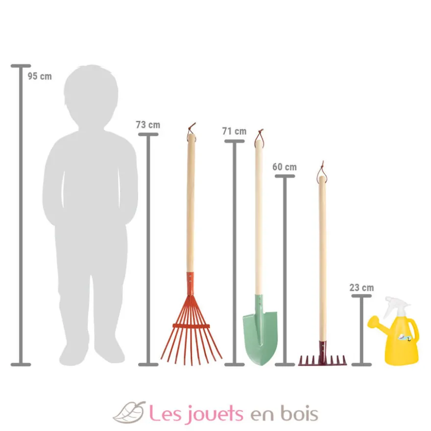 Outils de jardinage avec arrosoir Tiny Garden - Small Foot company
