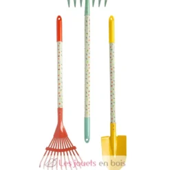 Outils de jardinage avec brouette Tiny Garden - Métal et plastique - Small Foot