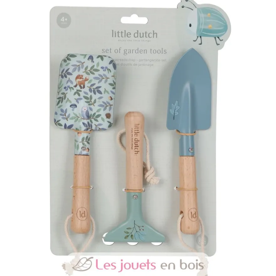 Outils de jardin bleu Forest Friends - Little Dutch