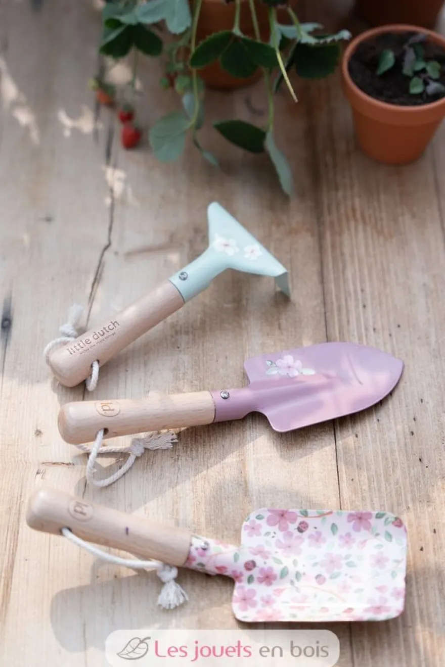 Outils de jardin rose Fairy Garden - Little Dutch