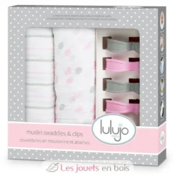 Pack de 2 maxi langes à clips - Lulujo