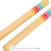 Paire de claves en bois massif - Small Foot Compagny