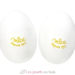 Paire de maracas blanches - Vilac