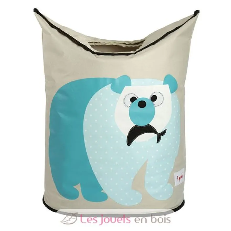 Panier à linge Ours polaire - 3 Sprouts