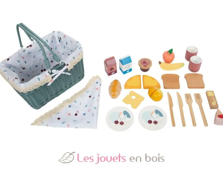 Panier pique-nique Tasty bleu - Small Foot Compagny