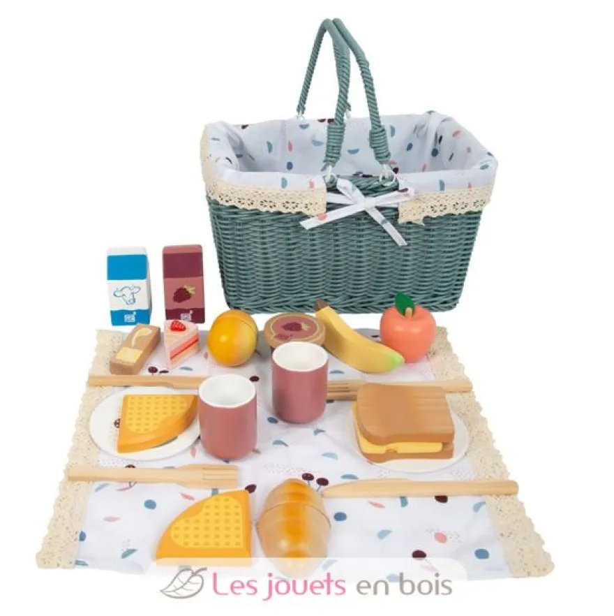 Panier pique-nique Tasty bleu - Small Foot Compagny