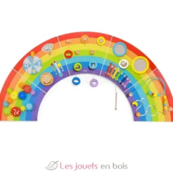 Panneau d'activités mural Arc-en-ciel - Viga Toys