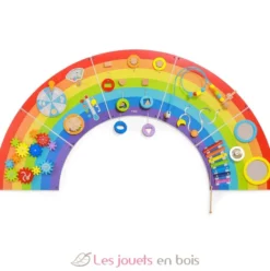 Panneau d'activités mural Arc-en-ciel - Viga Toys