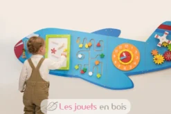 Panneau d'activités mural Avion - Viga Toys