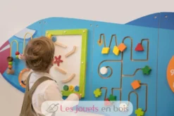 Panneau d'activités mural Avion - Viga Toys