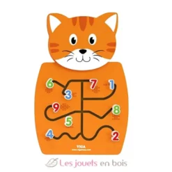 Panneau d'activités mural Chat - Viga Toys
