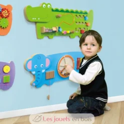 Panneau d'activités mural Éléphant - Viga Toys