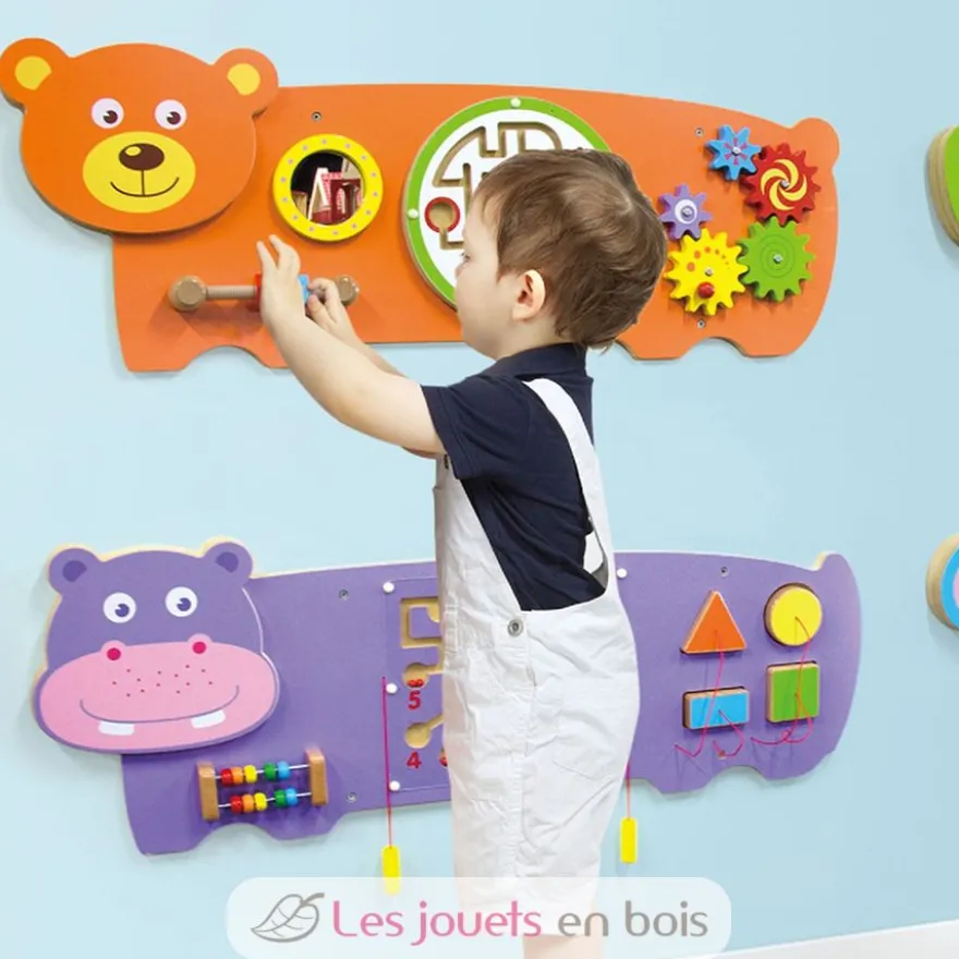 Panneau d'activités mural Ours - Viga Toys