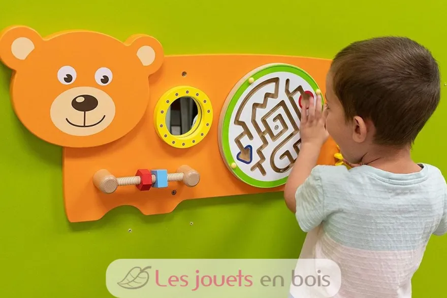 Panneau d'activités mural Ours - Viga Toys
