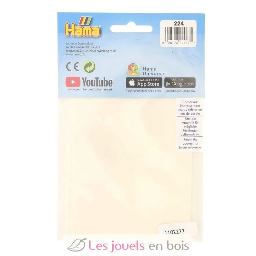Papier à Repasser pour Perles Midi blanc - Hama