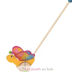 Papillon Labelle, jouet à pousser en bois - Goki