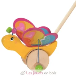Papillon Labelle, jouet à pousser en bois - Goki
