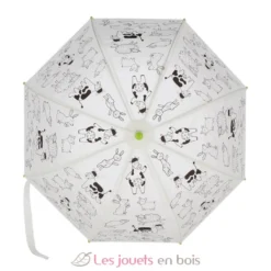 Parapluie blanc à colorier Animaux ferme - Esschert Design