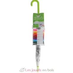 Parapluie blanc à colorier Jungle - Esschert Design