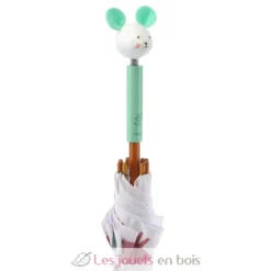 Parapluie une souris dans la forêt Sarah Betz blanc et vert - Vilac