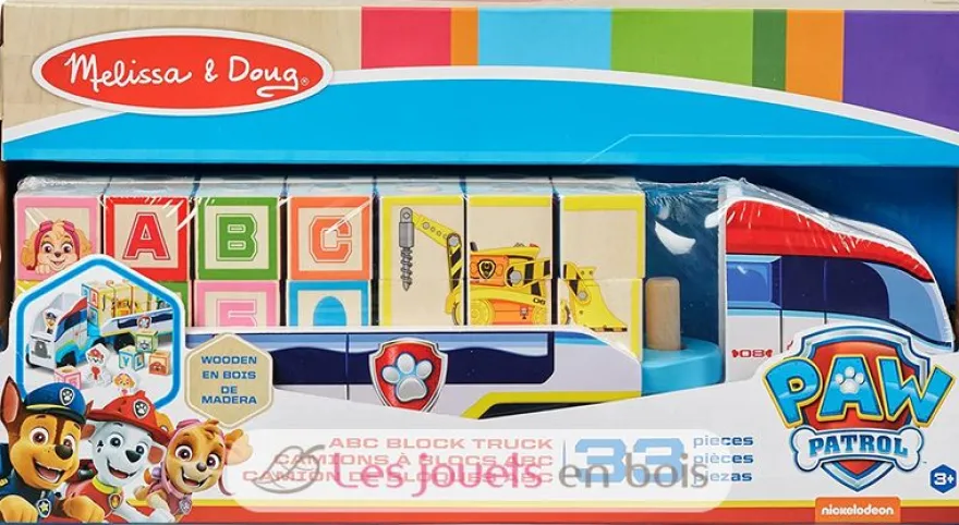 PAW Patrol Camion Alphabet bois - Melissa & Doug