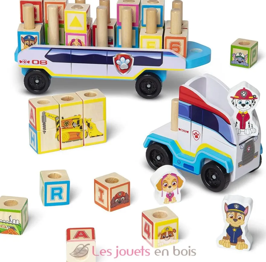 PAW Patrol Camion Alphabet bois - Melissa & Doug