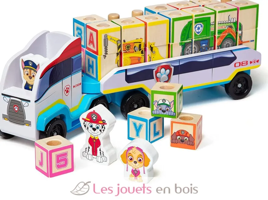 PAW Patrol Camion Alphabet bois - Melissa & Doug
