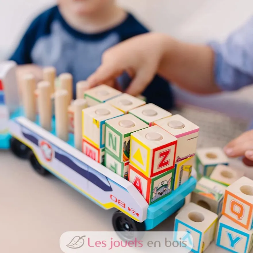 PAW Patrol Camion Alphabet bois - Melissa & Doug
