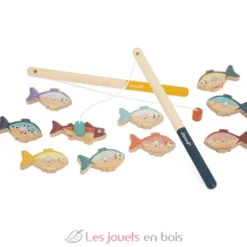 Pêche à la ligne en bois magnétique - Janod