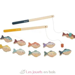 Pêche à la ligne en bois magnétique - Janod
