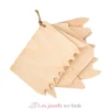 5 peignes à sable en bois - Speelbelovend
