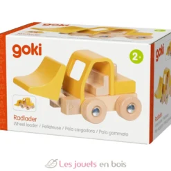 Pelleteuse en bois jaune - Dès 2 ans - Goki