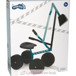 Pelleteuse sur roues bleue - Small Foot company