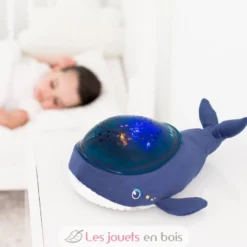 Peluche Baleine - Projecteur effets aquatiques - Pabobo