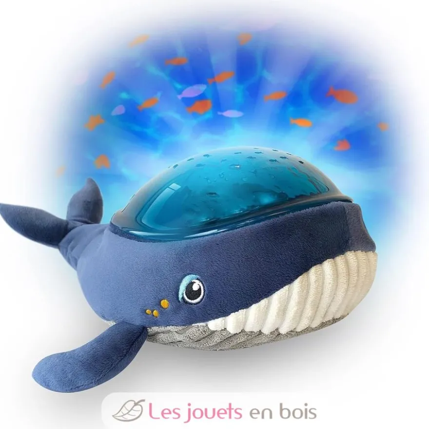 Peluche Baleine - Projecteur effets aquatiques - Pabobo