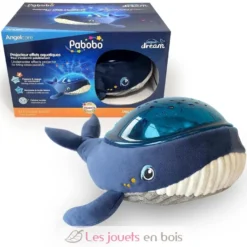 Peluche Baleine - Projecteur effets aquatiques - Pabobo