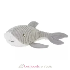 Peluche baleine Waylon 28 cm grise - Happy Horse