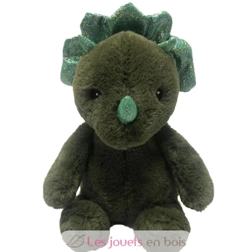 Peluche Bouillotte Dino Junior vert Warmies
