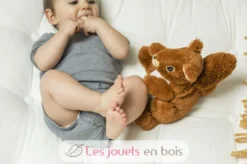 Peluche Bouillotte Ecureuil marron Warmies