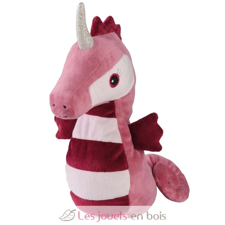 Peluche Bouillotte Hippocampe rose - Warmies