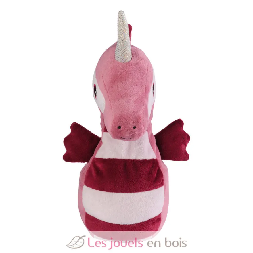 Peluche Bouillotte Hippocampe rose - Warmies