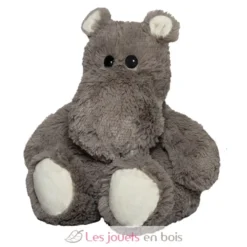 Peluche Bouillotte Hippopotame gris Warmies
