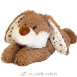 Peluche Bouillotte Lapin étoile marron Warnies