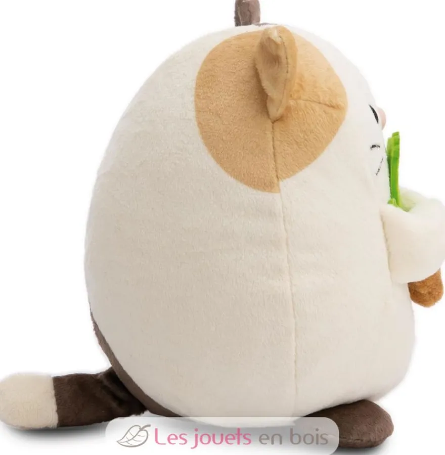 Peluche Chat Angy 16 cm avec son cactus - Nici