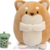 Peluche Chien Hiro 16 cm avec un bubble tea - Nici