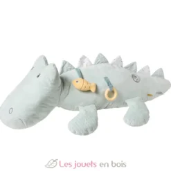 Peluche d'activité Roméo le crocodile vert clair - Nattou