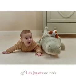 Peluche d'activités Crocodile Safari Friends - Dès la naissance - Little Dutch