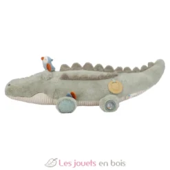 Peluche d'activités Crocodile Safari Friends - Dès la naissance - Little Dutch