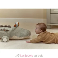 Peluche d'activités Crocodile Safari Friends - Dès la naissance - Little Dutch