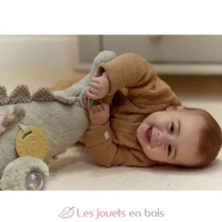 Peluche d'activités Crocodile Safari Friends - Dès la naissance - Little Dutch